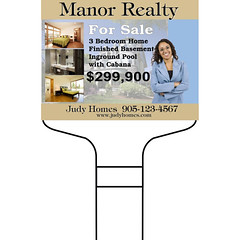 Yard Sign - Wire Frame - Manor Realty