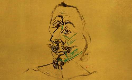 El Cardenal, representación de Philippe de Champaigne (1642), encuadres de Pablo Picasso (1969). • <a style="font-size:0.8em;" href="http://www.flickr.com/photos/30735181@N00/8747916034/" target="_blank">View on Flickr</a>