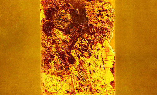 Autoretrato con Saskia, pulsión de Rembrandt Hamenzoon van Rijn (1635), proyección de Pablo Picasso (1963). • <a style="font-size:0.8em;" href="http://www.flickr.com/photos/30735181@N00/8746898337/" target="_blank">View on Flickr</a>