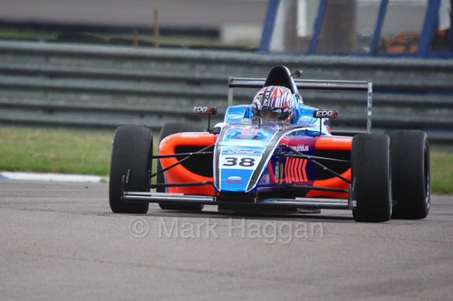 Jamie Caroline in British Formula 4 at Rockingham, August 2016