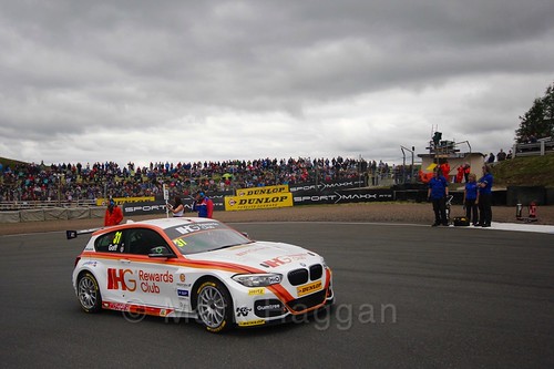 Jack Goff in BTCC race 2 during the Knockhill Weekend 2016
