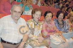 3368. Carlos Urtusástegui, Yolanda Urtusástegui, Emma de Salazar y Lilia Salinas de Salinas.