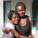 Young mothers Brenda, 16, with her sister Atupele, 18 - A reality for girls