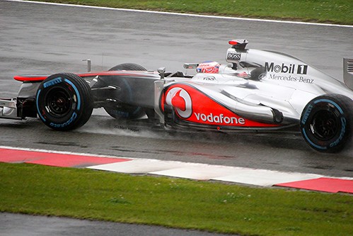 McLaren's Jenson Button at Silverstone