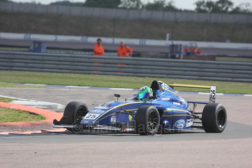 Alexandra Marinescu in British Formula 4 at Rockingham, August 2016