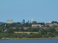 A view of Medway old and new from the M2 road bridge walkway [shared]