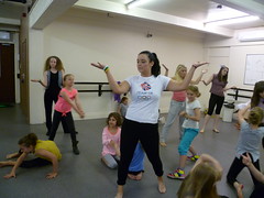 Rehearsals for the dance piece