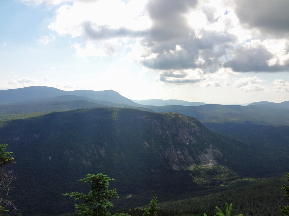 View of Whitewall Mountain from the Zeacliff on the NH Appalachian Trail