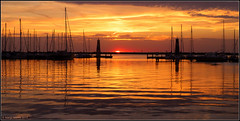Sunset Werkeiland Lelystad-Haven