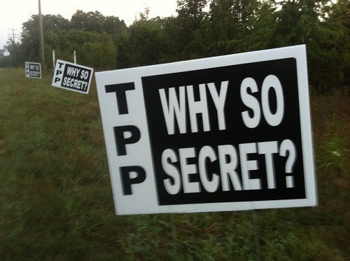 tpp why so secret? by Public Citizen, on Flickr