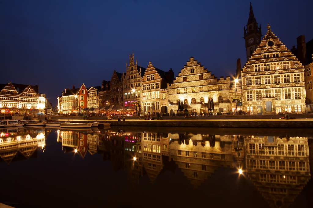 Ghent at Night by *S A N D E E P*, on Flickr