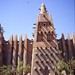 Mali, Mopti, minaret de la Mosquée