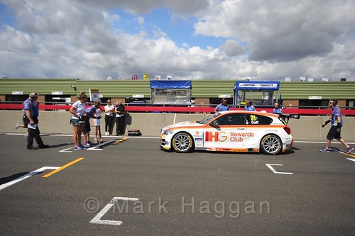 Jack Goff's car during the Grid Walks at the BTCC 2016 Weekend at Snetterton