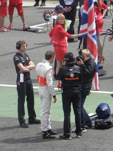 Jenson Button ahead of the 2011 British Grand Prix at Silverstone