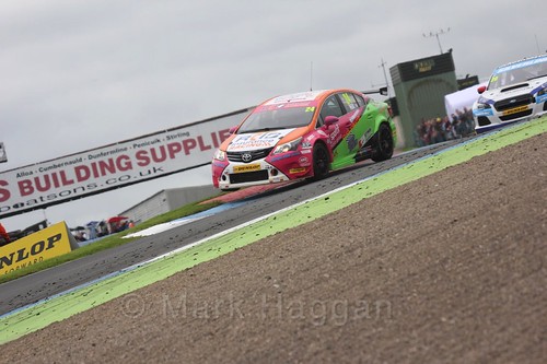 Jake Hill in BTCC race 2 during the Knockhill Weekend 2016