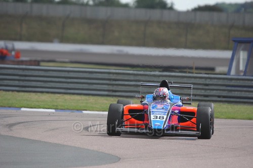 Jamie Caroline in British Formula 4 at Rockingham, August 2016