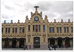 Valencia, Spanien - Bahnhof Estación Del Nord