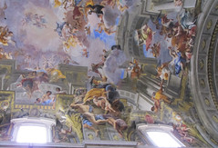 Pozzo, Glorification of Saint Ignatius, detail of Europa