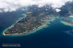 Borocay island. Aerial photo