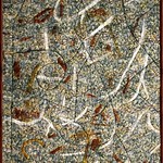 <b>Image Number 3, 1949: Tiger (after: Jackson Pollock)</b><br/> Rebecca Kamm (Art Quilt, 2011)<a href="//farm9.static.flickr.com/8486/8200570098_11e8b99b0f_o.jpg" title="High res">&prop;</a>
