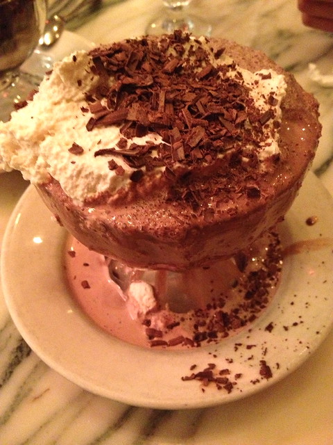 frozen hot chocolate at Serendipity 3, NYC