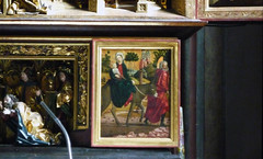 Michael Pacher, Sankt Wolfgang Altarpiece, Flight into Egypt (Predella Panel)