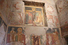 Artworks inside and around the Santa Maria Antiqua
