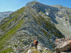 Escursionismo Gran Sasso - Monte Corvo per la cresta nord