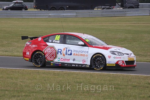 Josh Cook in Touring Car action during the BTCC 2016 Weekend at Snetterton