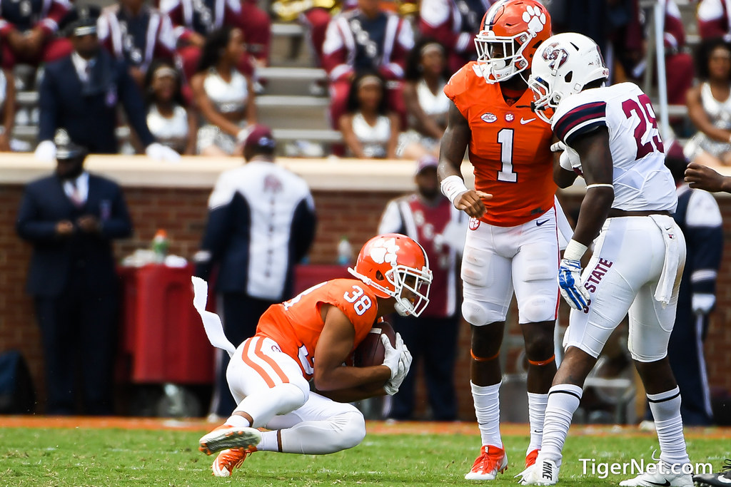 Clemson Football Photo of SC State and Amir Trapp