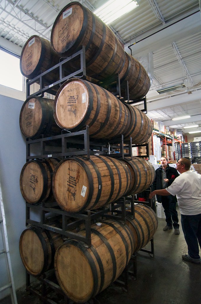 Awe inspiring bourbon barrels