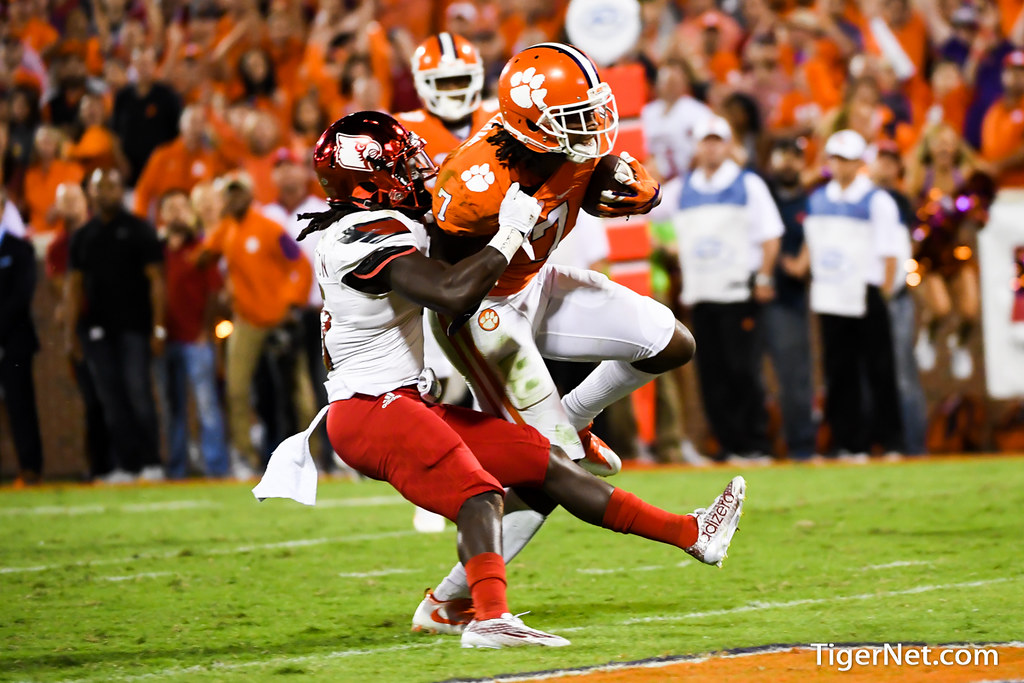 Clemson Football Photo of Mike Williams and Louisville