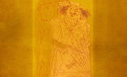 Autoretrato con Saskia, pulsión de Rembrandt Hamenzoon van Rijn (1635), proyección de Pablo Picasso (1963). • <a style="font-size:0.8em;" href="http://www.flickr.com/photos/30735181@N00/8746898629/" target="_blank">View on Flickr</a>