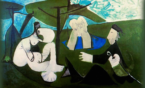 El Almuerzo, escenificación de Edouard Manet (1863), traducción de Pablo Picasso (1960). • <a style="font-size:0.8em;" href="http://www.flickr.com/photos/30735181@N00/8747913464/" target="_blank">View on Flickr</a>