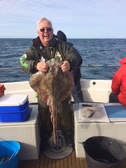 Roy Shipway with a 13lb 4oz Undulate Ray • <a style="font-size:0.8em;" href="http://www.flickr.com/photos/113772263@N05/29676876733/" target="_blank">View on Flickr</a>