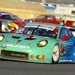 No_ 17 Team Falken Tire Porsche 911 RSR in the Daytona infield