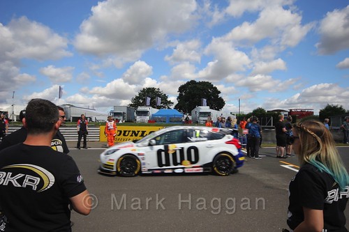 Mat Jackson's car during the Grid Walks at the BTCC 2016 Weekend at Snetterton