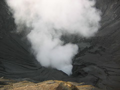 Smoking Bromo Volcano