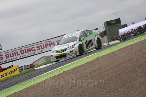 Rob Austin in race two during the BTCC weekend at Knockhill, August 2016