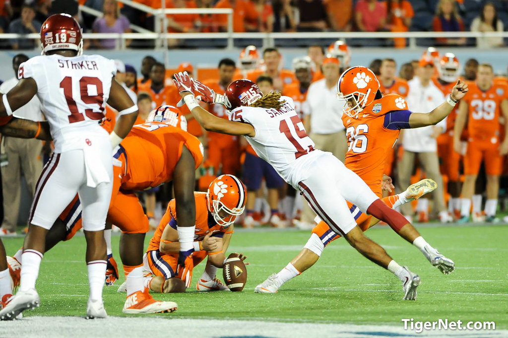 Clemson Football Photo of Ammon Lakip and Russell Athletic Bowl