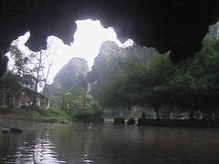 Canoeing Through Caves of Tam Coc Ninh Binh Vietnam