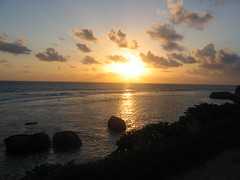 Sunset over the Indian Ocean