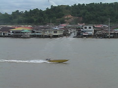 Transport through the brunei river