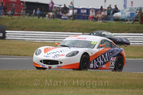 Kyle Hornby in Ginetta Junior Racing during the BTCC 2016 Weekend at Snetterton