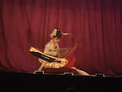 Burmese Harp Player in Mandalay
