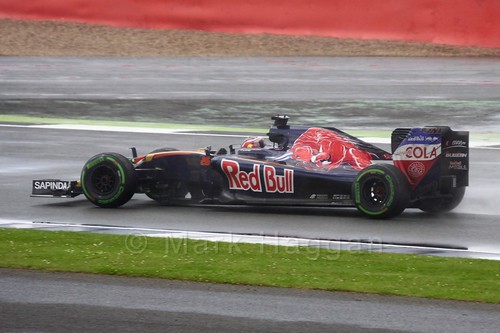 Daniil Kvyat in the 2016 British Grand Prix
