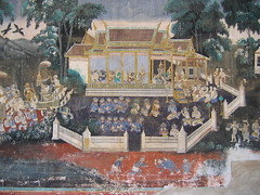 Painting in Phnom Pehn Palace