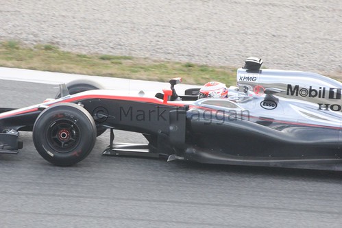 Jenson Button in Formula One Winter Testing 2015