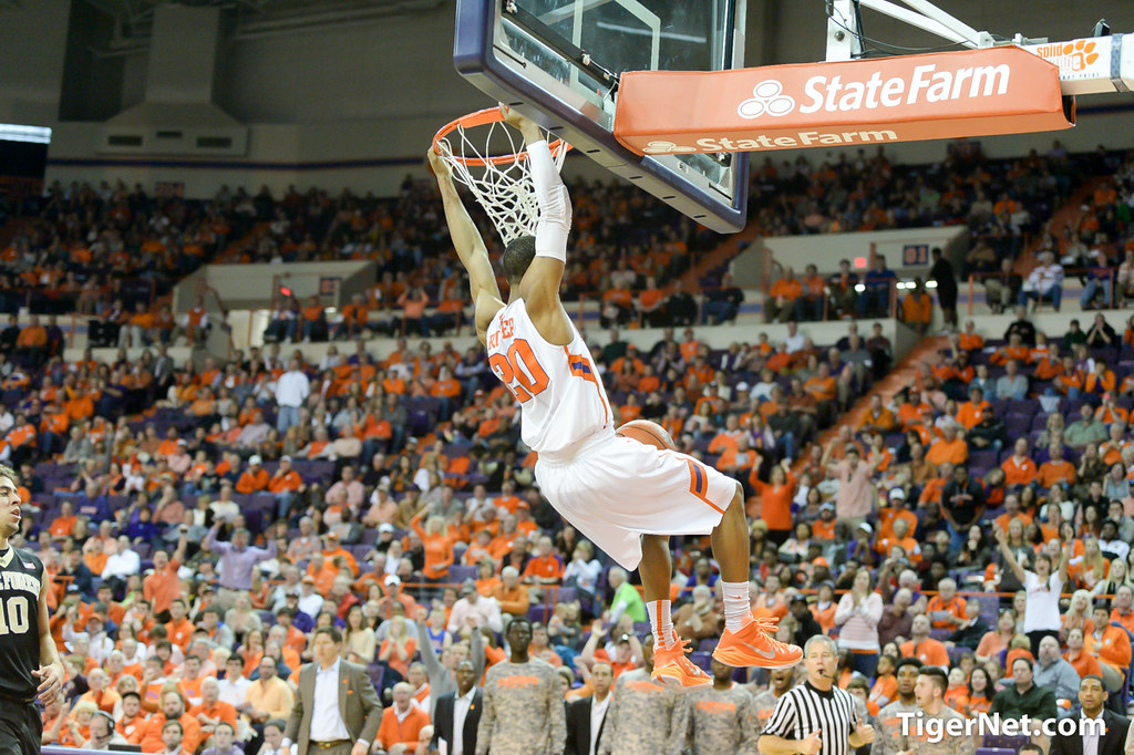 Clemson Basketball Photo of Jordan Roper