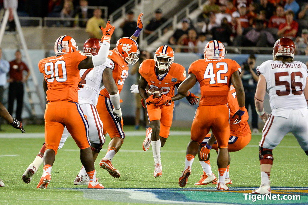 Clemson Football Photo of Russell Athletic Bowl and Jayron Kearse